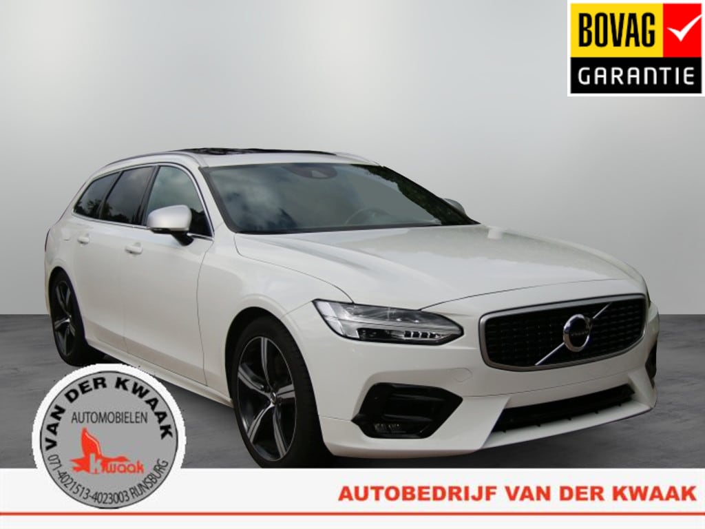 Volvo V90 2.0 T4 R Design | Pano | Trekhaak | Apple carplay | Pilot assist |