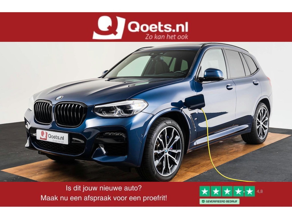 BMW X3 xDrive30e High Executive M Sport - Panoramadak - Elektrisch verstelbare/verwarmde stoelen - Harman Kardon - Head up - Getinte/Geluiddempende ruiten - Stuurwielrand verwarmd - Driving Assistant -