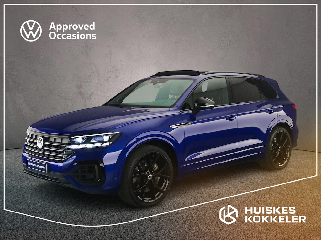 Volkswagen Touareg 3.0 TSi eHybrid 4MOTION R 462pk DSG Automaat, Trekhaak, Panoramadak, Luchtvering, DYN-audio, Servosluiting, Stoelverwarming, Stuurverwarming, 360 camera, Head-up display, Navigatie, App-connect, LED koplampen