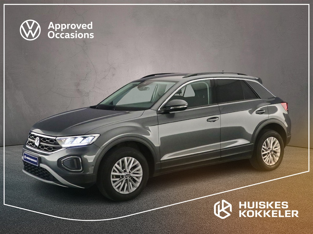 Volkswagen T-Roc 1.0 TSI Life 110pk, Adaptive cruise control, Trekhaak, Climate control, Parkeersensoren, LED koplampen, App-connect, DAB-radio