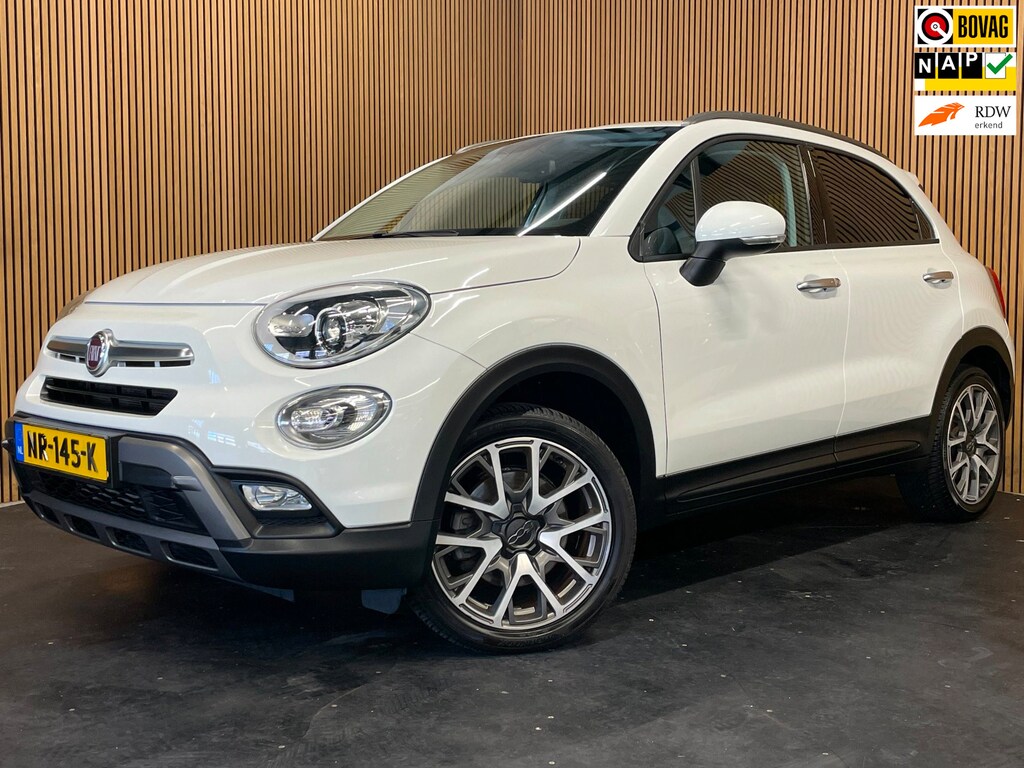 Fiat 500X Cross 1.4 Turbo MultiAir CrossPlus|AUTOMAAT|TREKHAAK|LEDER|NAVIGATIE|CRUISE+CLIMATE CONTROL|BLUETOOTH|USB|AUX|SD|PDC-A|