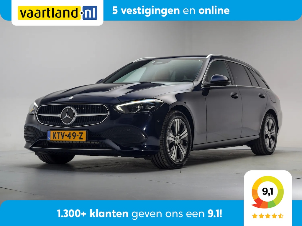 Mercedes-Benz C-klasse Estate 300 e Luxury [ Sfeerlicht Leder Navi Camera Stoelverwarming ]