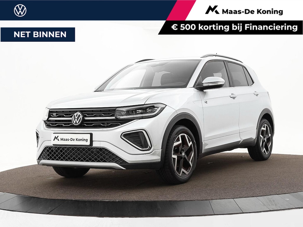 Volkswagen T-Cross 1.5 TSI 150pk DSG R-Line Edition Camera · Afneembare trekhaak · Stoelverwarming · Matrix LED · Apple/Android Car Play · 17"Velgen ·
