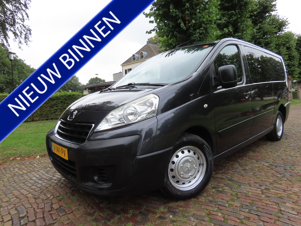 Peugeot Expert 229 2.0 HDI L2H1 DC Navteq 5 Persoons Dubbele Cabine Airco Cruisecontrol Pdc Schuifdeur Trekhaak***Apk t/m 25-9-2027***