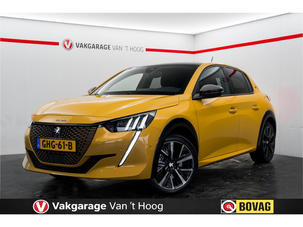 Peugeot e-208 GT Pack warmtepomp + ACC + 11 kW 3-fase + GT