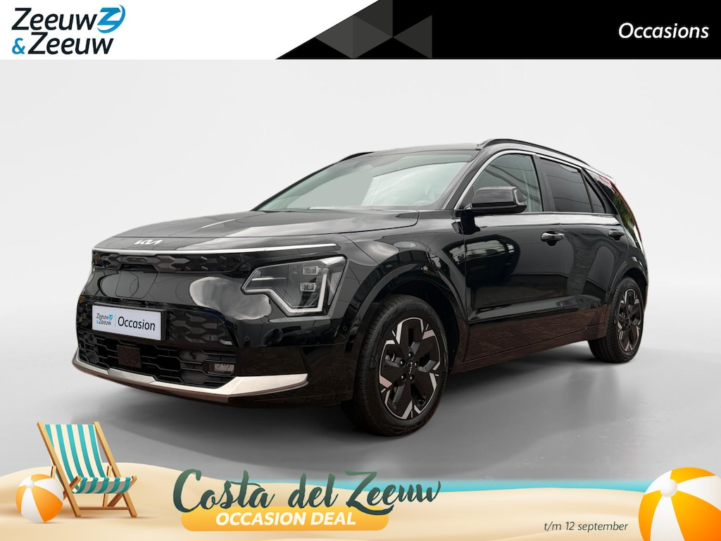 Kia Niro EV ExecutiveLine 64.8 kWh | Meest luxe uitvoering | Head up display | Stoelverwarming en ventilatie | Schuif/ Kantel dak | Cruise Control Adaptief | Carplay | Fabrieksgarantie t/m 4-2032 |