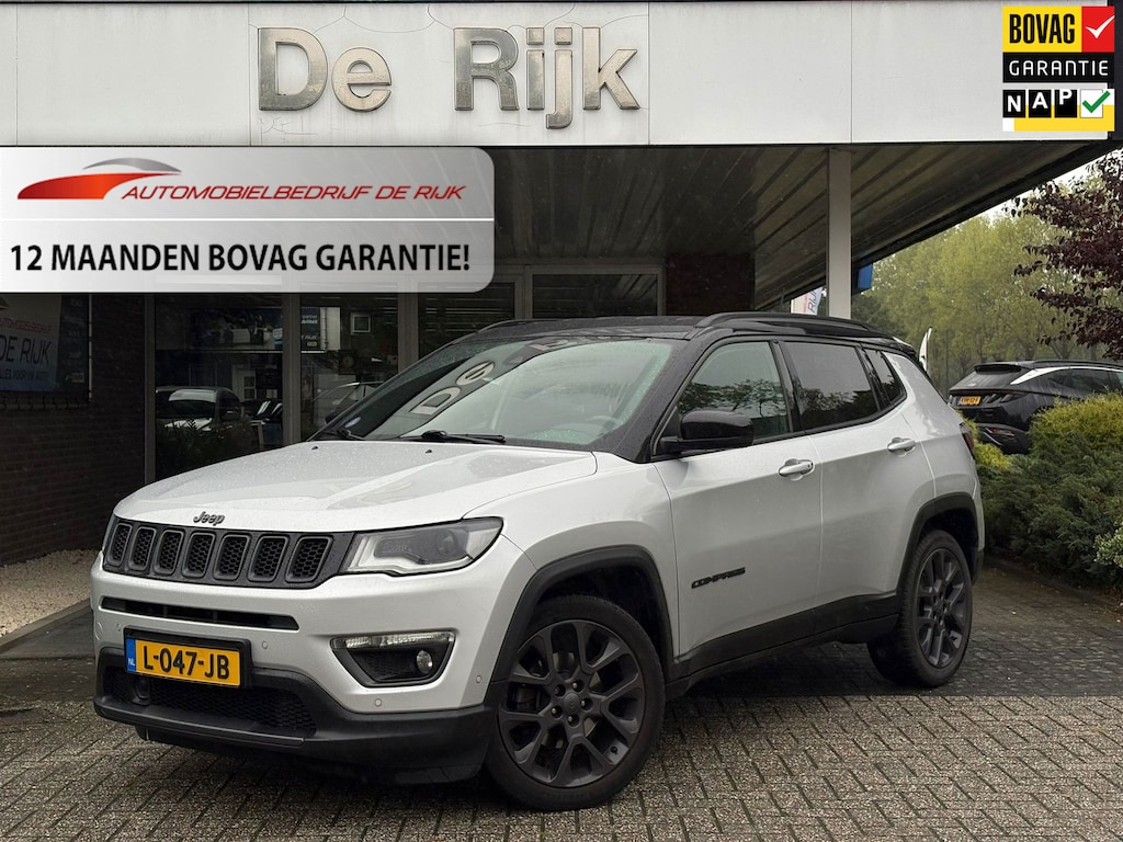 Jeep Compass 1.3T S | 1e Eigenaar | Leder, Memory, Carplay/Android, Camera, Navi, Afn. Trekhaak, Stoel+Stuurverw., DAB | NAP |