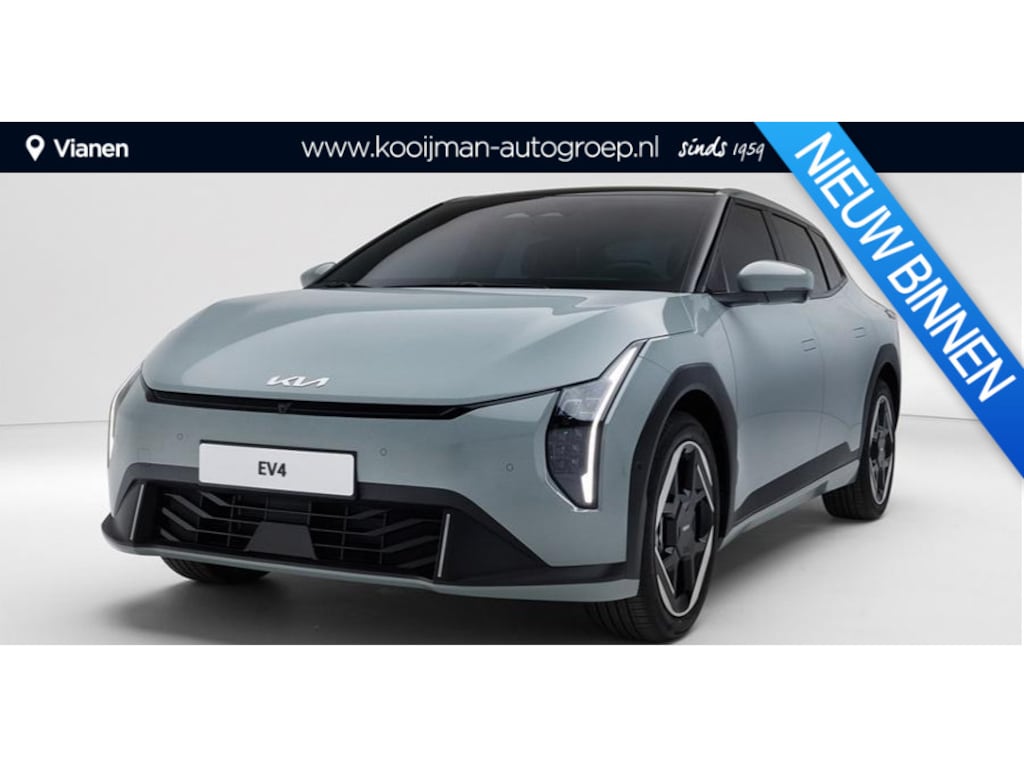 Kia EV4 Fastback GT-Line 81.4 kWh Black pearl | Snel Rijden | uit voorraad | inclusief premie