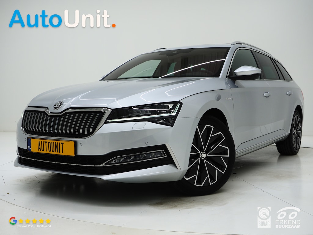 Skoda Superb Combi 1.4 TSI iV Laurin & Klement | Panoramadak | Leder | Massage | Canton | Stoelkoeling | 360 | Keyless | Sfeerlicht