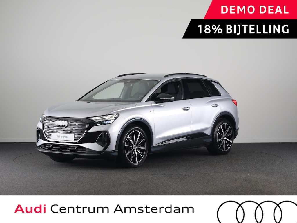 Audi Q4 e-tron 45 S edition Competition e-tron 82 kWh 286 pk | Assistentiepakket plus | Comfortpakket | Ambient lichtpakket | Optiekpakket zwart plus | 20 inch Lichtmetalen velgen