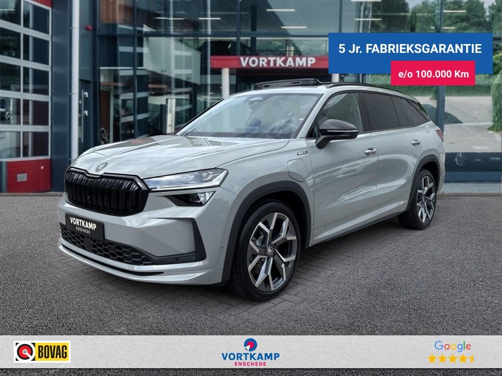 Skoda Kodiaq 1.5 TSI PHEV SPORTLINE FISCAAL LAAG!! TREKHAAK/20''/PANO-DAK/ELEK-KLEP/ACC/360-CAMERA