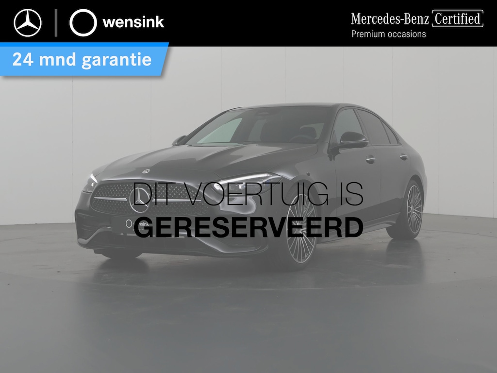 Mercedes-Benz C-klasse 180 Star Edition AMG Line Plus | Panoramadak | Apple carplay | 360 camera | Nightpakket | Memory zetels | Dodehoekassistent |