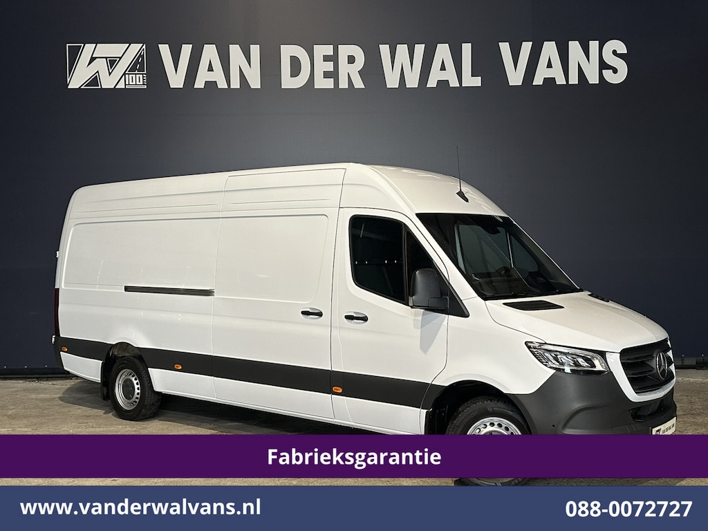 Mercedes-Benz Sprinter 317 CDI 170pk L3H2 Fabrieksgarantie Euro6 Airco | XL MBUX | Camera | LED | Adaptieve Cruiscontrol Parkeersensoren, Bijrijdersbank
