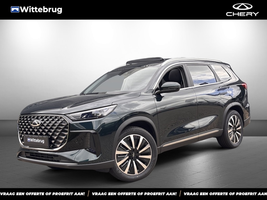 CHERY Tiggo 8 Unique Plug-In Hybride met 1100 km Range, Navigatie, Camera en Massagefunctie Passagiersstoel Uit voorraad leverbaar!