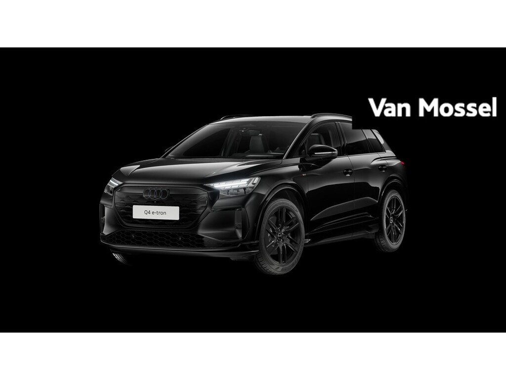 Audi Q4 e-tron S edition quattro performance 82 kWh Glazen Panoramadak | Head-Up Display | Tech Pro | Elektr. vestelbare bestuurdersstoel met geheugen | Stoelverwarming | Navigatie | Optiekpakket zwart