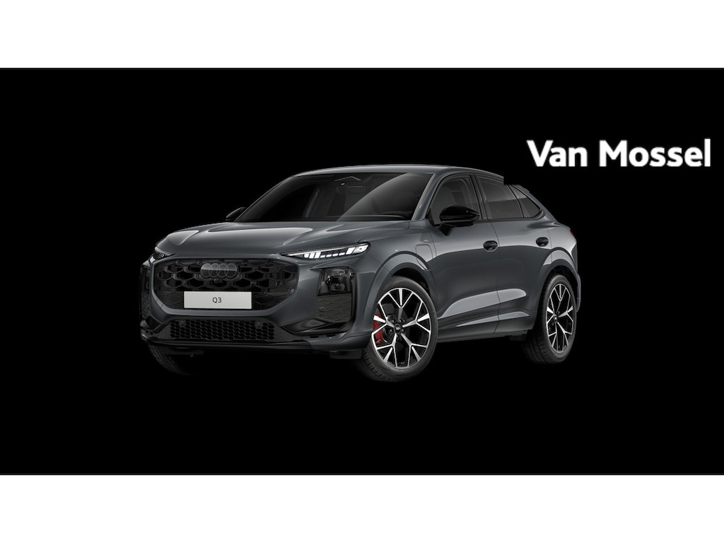 Audi Q3 1.5 e-hybrid S edition Adaptive cruise control l Achteruitrijcamera l Navigatie l Verwarmbare voorstoelen l Dodehoekdetectie l Matrix LED koplampen l Comfortsleutel l Privacy glas l 20" lichtmetalen wielen