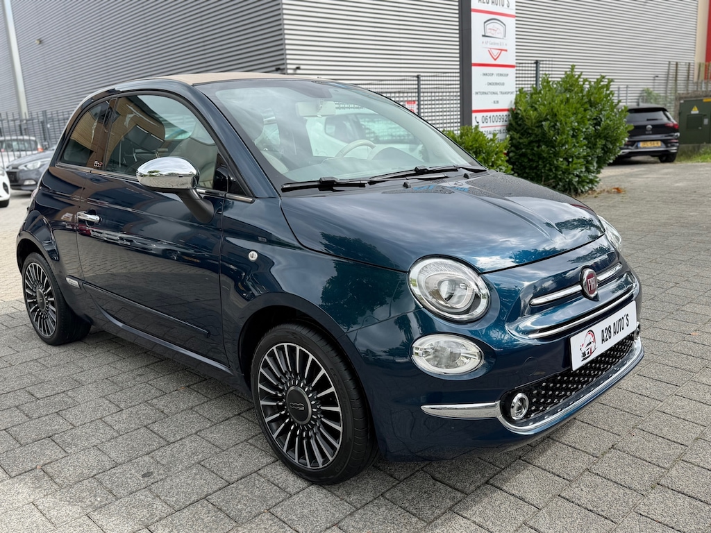 Fiat 500 1.2|Cabrio|Display|Automaat|Cruise contr|Airco