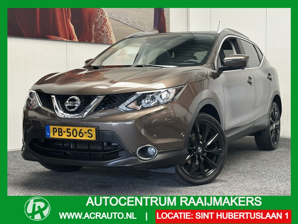 Nissan Qashqai 1.2 BUSINESS EDITION PANORAMADAK VOL LEDER NAVIGATIE CRUISE CONTROL STOELVERWARMING RIJSTROOKSENSOREN KEYLESS GO ZEER MOOI !!