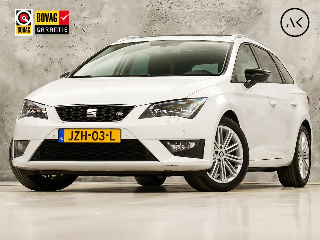 SEAT Leon 1.4 TSI FR Sport 150Pk Automaat (PANORAMADAK, NAVIGATIE, CLIMATE, STOELVERWARMING, SPORTSTOELEN, LED KOPLAMPEN, CRUISE, PARKEERSENSOREN, NIEUWSTAAT)