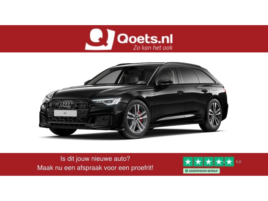 Audi A6 Avant 55 TFSI e quattro S edition Competition Trekhaak - Adaptieve Cruise Control - Head up - Stoelmassage/ventilatie - Elektrisch verstelbare/verwarmde voorstoelen - Sport stuurwiel - Top View 360° cameras -
