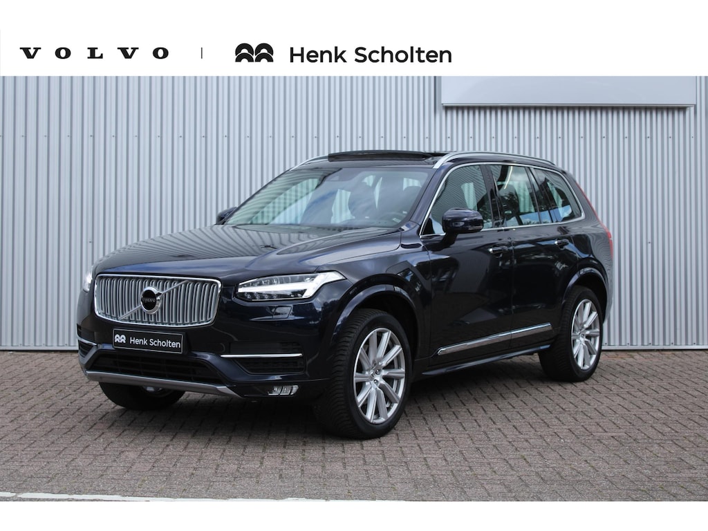 Volvo XC90 T5 AWD Inscription | Dealeronderhouden | Nappa lederen bekleding | Stoelventilatie en -massage | Panoramadak | Head-up display | Parkeercamera | Parkeerverwarming | Parkeersensoren voor + achter | Parkeercamera | BLIS | Adaptive Cruise Control
