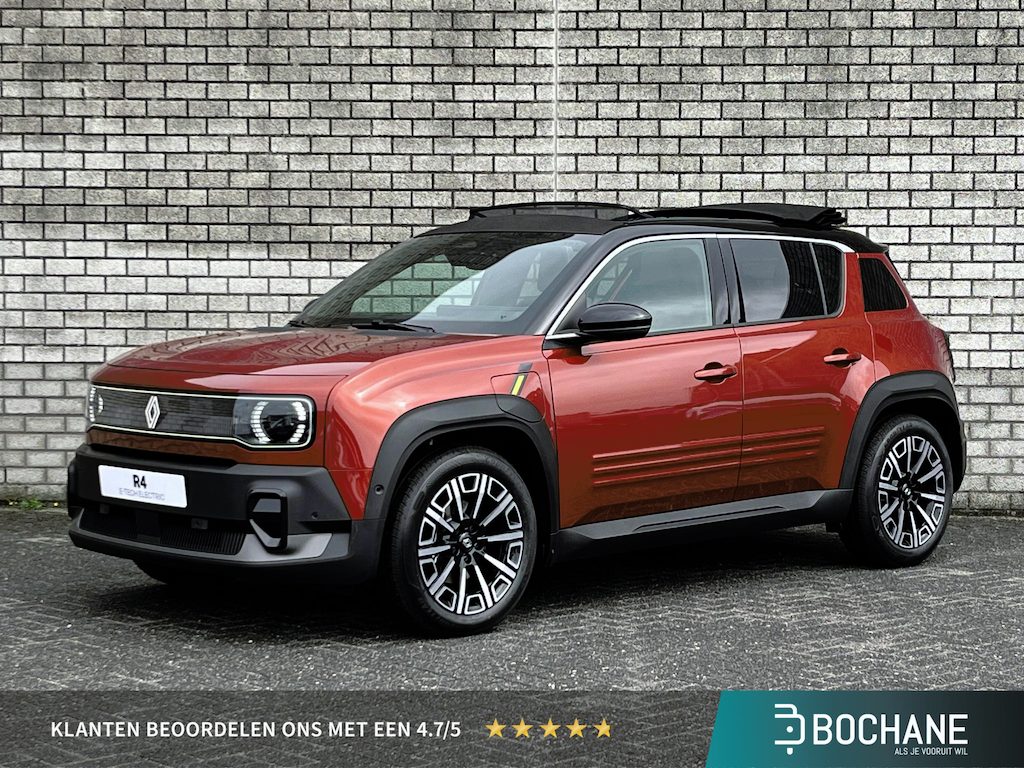 Renault 4 Comfort Range Iconic Plein Sud 52 kWh | 5 JAAR GARANTIE | Direct leverbaar | Pack Advanced Driving Assist | Harman Kardon |  Two-tone Brun Terracotta / Noir Étoilé |
