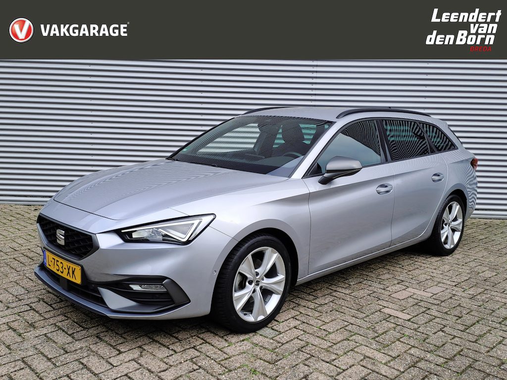 SEAT Leon Sportstourer 1.5 TSI FR Business Intense | Navigatiesysteem full map | Apple Carplay/Android Auto | Elektrisch bedienbare achterklep | Achteruitrijcamera | Stoel en Stuur Verwarming | Cruise control adaptief