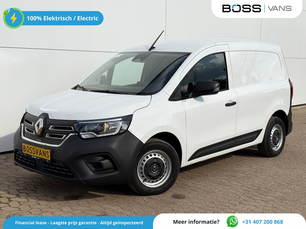Renault Kangoo E-Tech 45kWh 122PK Elektrisch L1 300km WLTP 98.6% (SOH) 80kW Snelladen Climate Control Cruise Control LED Navigatie Parkeersensoren Achter