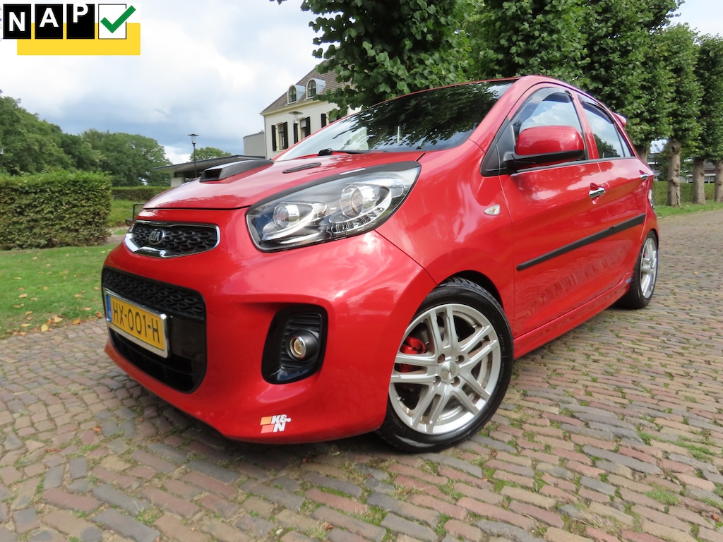 Kia Picanto 1.2 CVVT DynamicLine Ecc Cruisecontrol Carplay Sparco Diffuser Lm Velgen***Eye Catcher***