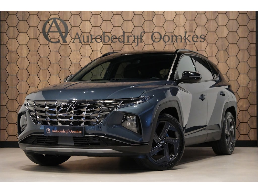 Hyundai Tucson 1.6 T-GDI AWD MHEV *Blackline 41dkm* Afn. Trekhaak/Navi/Camera DEALER O.H