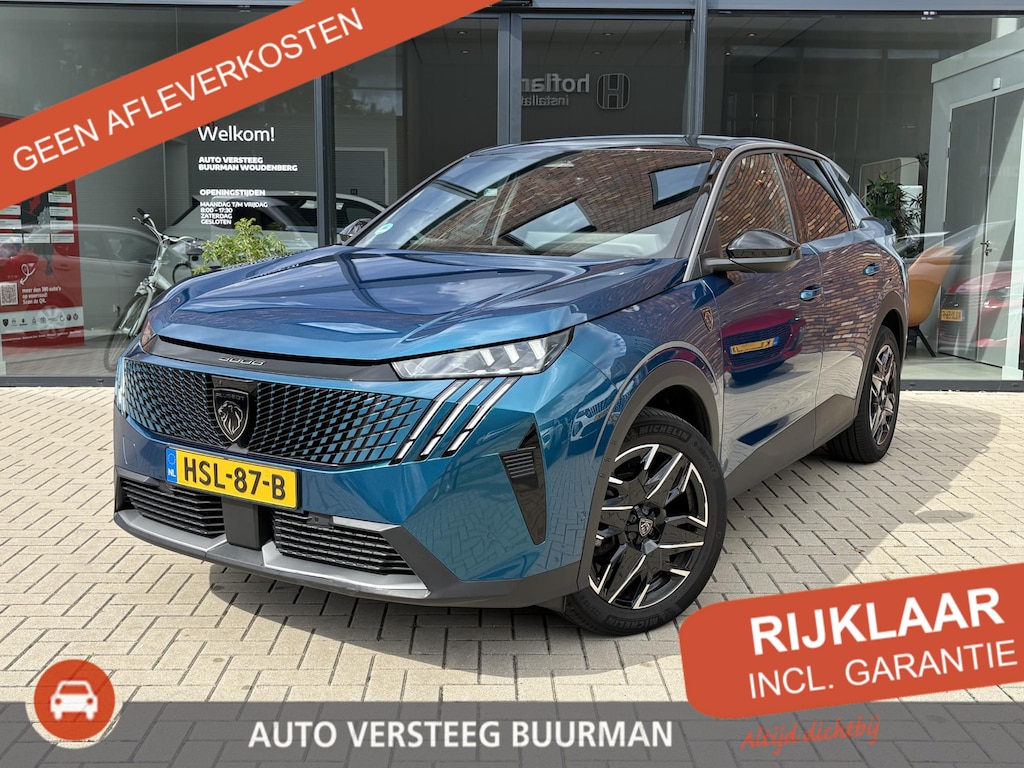 Peugeot 3008 1.2 Hybrid 136 GT Elektrische kofferklep, Stoelverwarming, Stuurverwarming, Keyless Entry.