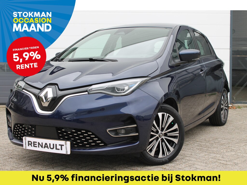 Renault Zoe R135 pk Serie Limitee Riviera 52 kWh | Automaat | lederen bekleding | stoel en stuurverwarming | Camera achter |