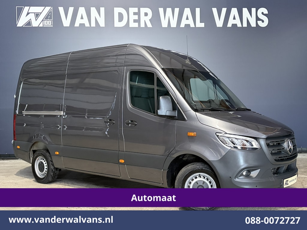 Mercedes-Benz Sprinter 317 CDI 170pk 9G-Tronic Automaat L2H2 Euro6 Airco | Camera | Navigatie | Adaptieve Cruisecontrol | LED Chauffeursstoel, Stoelverwarming, Parkeersensoren, Bijrijdersbank