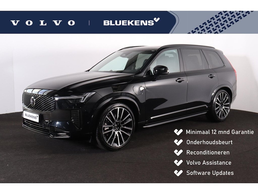 Volvo XC90 T8 Recharge AWD Ultra Dark Exec. Ed. - Luchtvering - Panorama/schuifdak - IntelliSafe Assist & Surround - 360º Camera - Bowers & Wilkins audio - Adaptieve LED koplampen - Verwarmde voorstoelen, stuur & achterbank - Parkeersensoren voor & achter - Elektr. bedienb. voorstoelen met geheugen - Geventileerde voorstoelen - Head up display - Draadloze tel. lader - Extra getint glas - 22' LMV