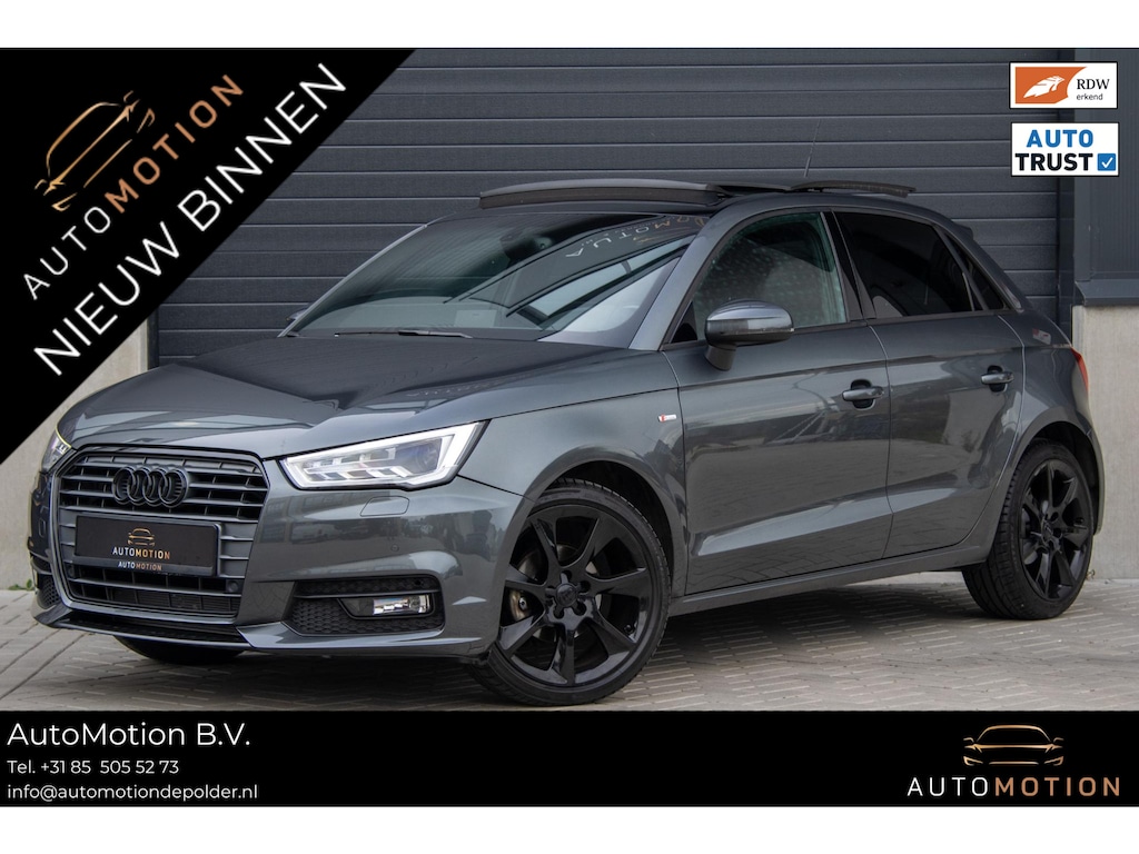Audi A1 Sportback 1.0 TFSI Sline PANO PARKEERSENSOR CRUISE LED 17 INCH