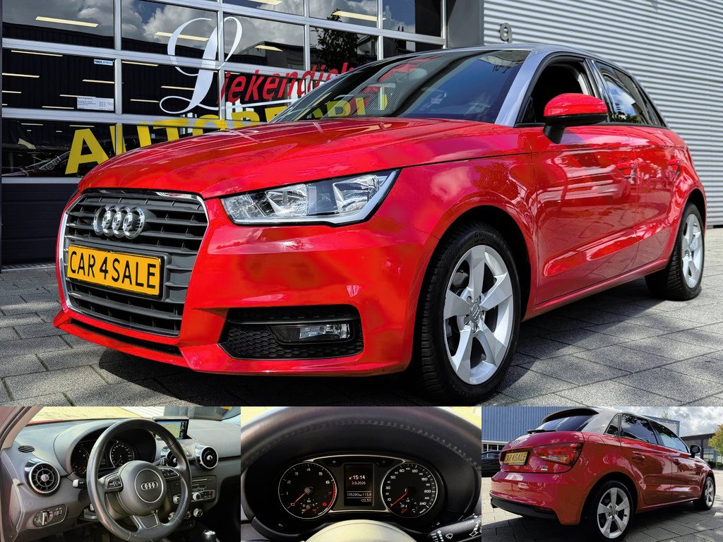 Audi A1 Sportback 1.0 TFSI Sport S-Line - Navigatie I Airco I PDC I Sport velgen I Sport stoel / 1/2 Leer I Dealer onderhouden