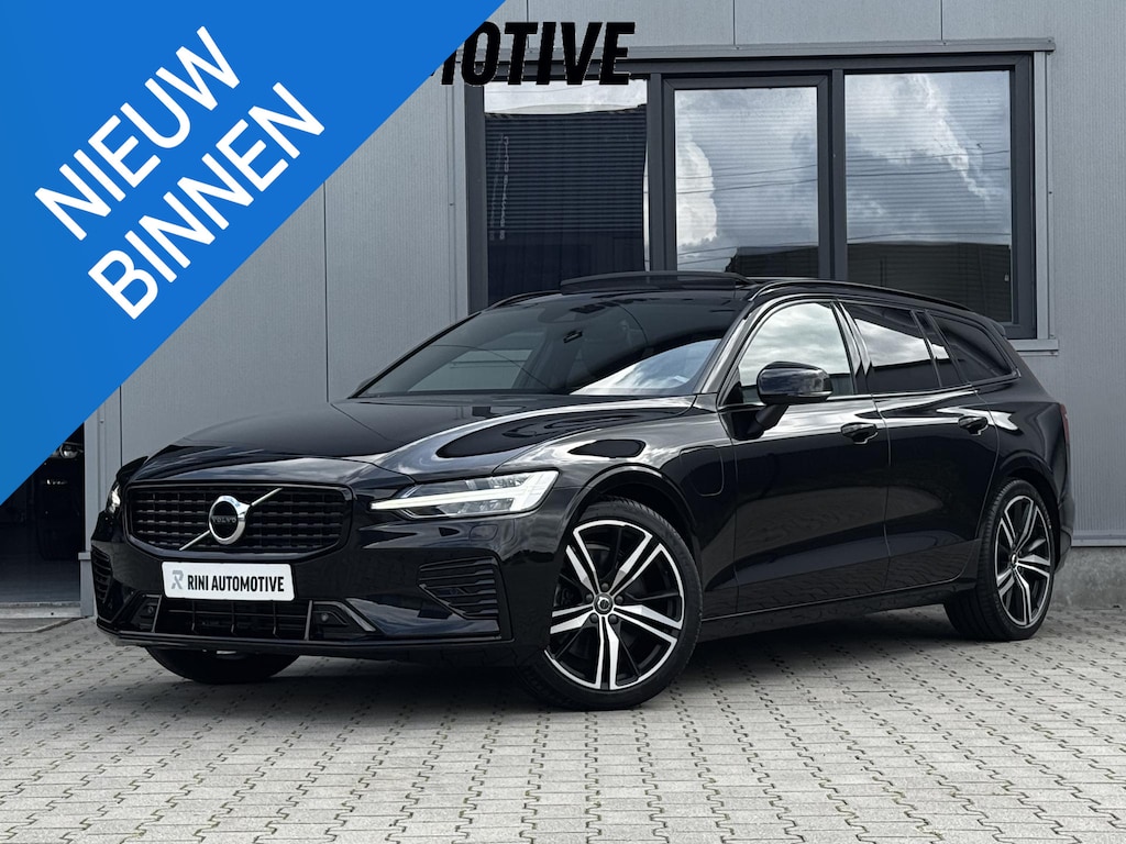 Volvo V60 2.0 T6 Recharge AWD R-Design Long Range | 349 Pk | Stoelkoeling | Trekhaak | Pano | Nappa leder | 18 kwh accu