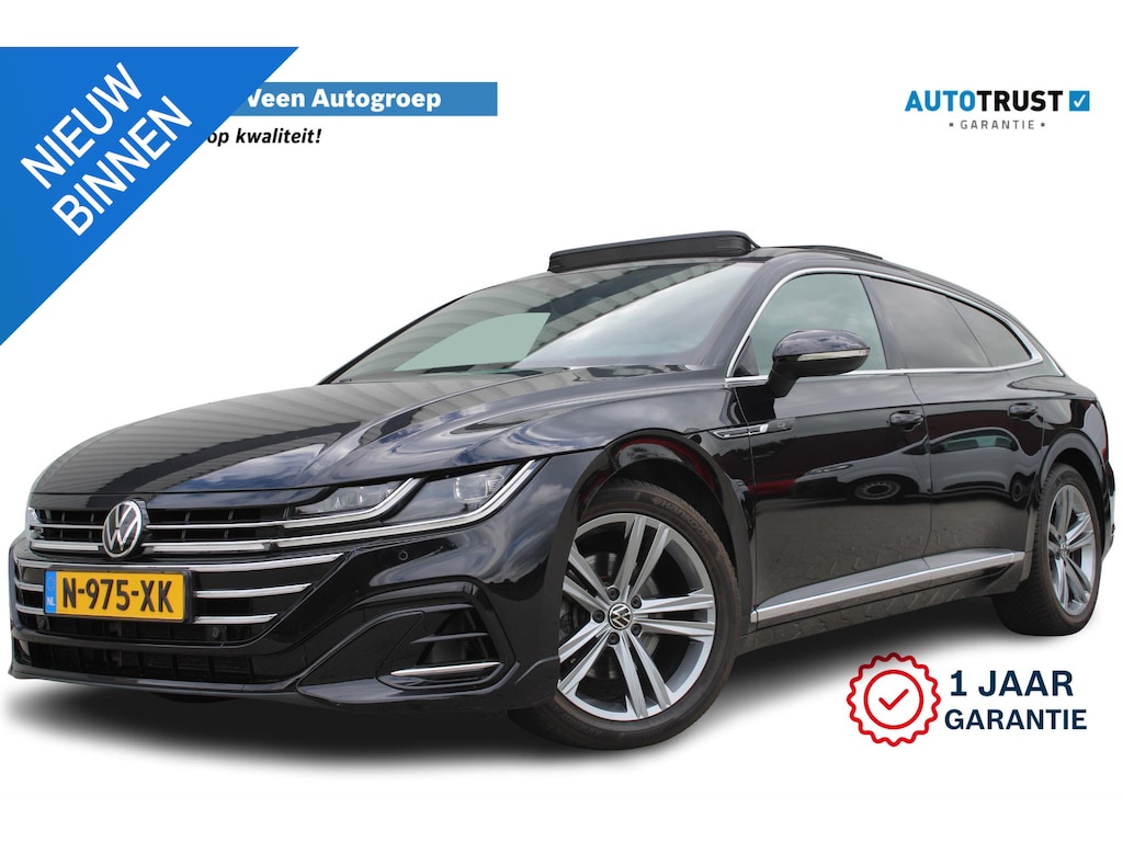 Volkswagen Arteon Shooting Brake 2.0 TSI R-Line Business+ | Incl. 12 maanden garantie | Adaptieve cruise control | Schuif/kantel dak | Apple carplay/Android auto | Climate control | Stoelverwarming Voor + Achter |