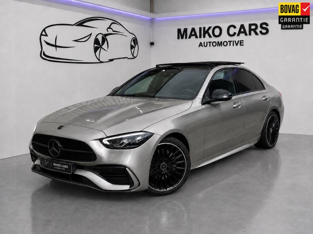 Mercedes-Benz C-klasse 300 e AMG Line Pano,Carbon,360 Cam,Burmester,ACC