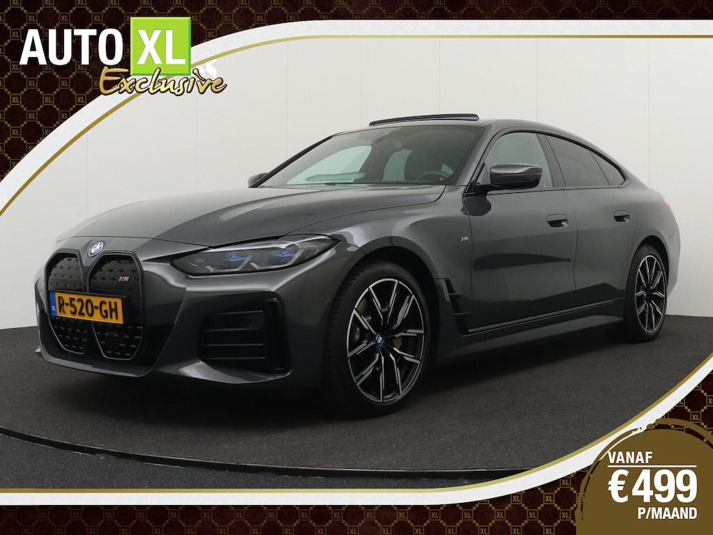 BMW i4 eDrive40 M-Sport Shadow Line 84 kWh (95%SOH) Schuif-/kanteldak Full-Options