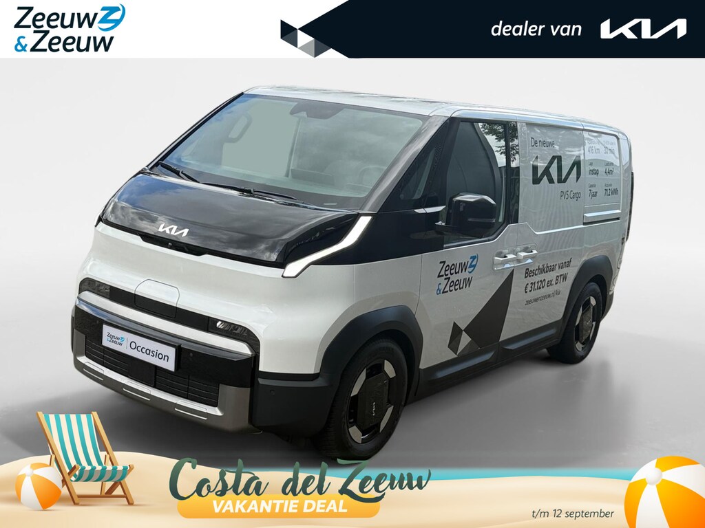 Kia PV5 L2H1 Elite WD 71.2 kWh | Demo | Direct Leverbaar! | Warmtepomp | 360 Camera | Stoelverwarming | Stuurverwarming | Apple Carplay | Android Auto | Lat om Lat | Lane Assist | Adaptive Cruise | 2x Schuifdeur |