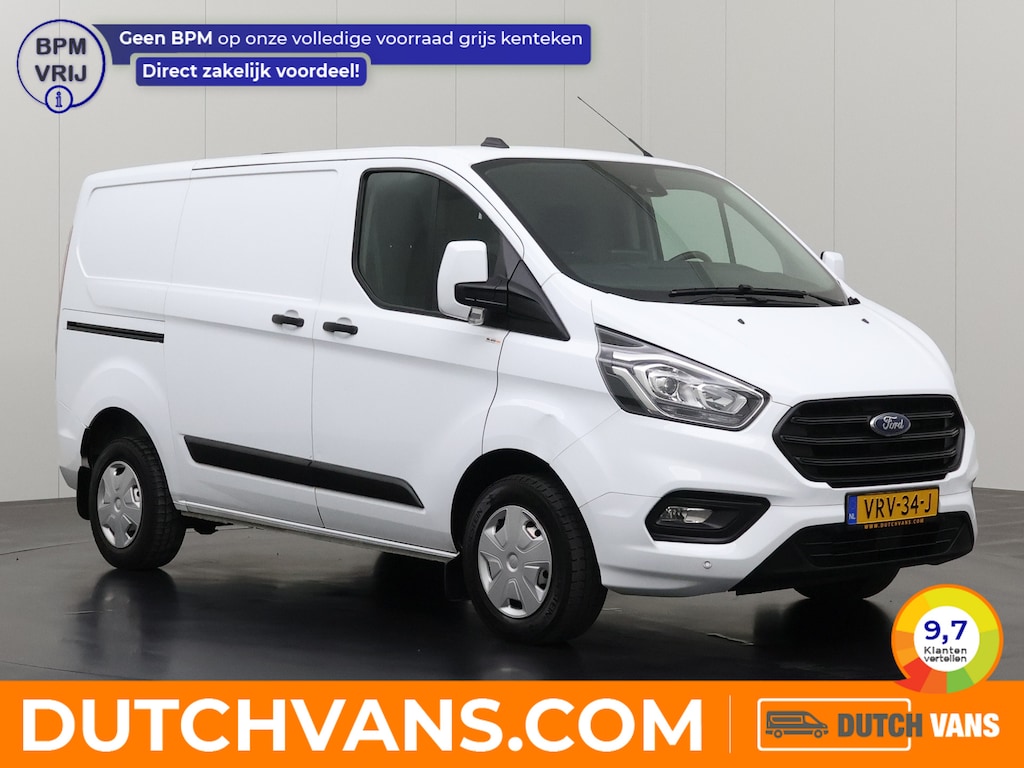 Ford Transit Custom 2.0TDCI Business Achterdeuren | Multimedia | Camera | Airco | Cruise | 3-Zits