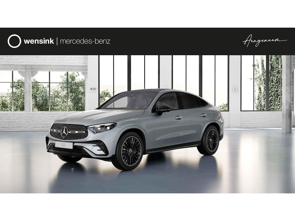 Mercedes-Benz GLC Coupe 300e 4MATIC Business Solution AMG | Night | Panoramaschuifdak | Premium Pakket | Digital light | Treeplanken | Trekhaak |