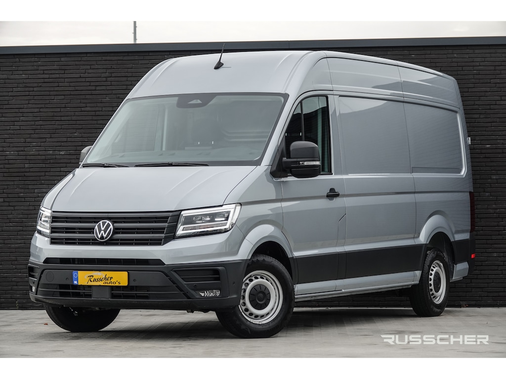 Volkswagen Crafter L3H3 | 2.0Tdi 140Pk Aut. | Nieuw Model | Stoel-Stoel | Achteruitrijcamera | LED | 17'' | Oyster Silver