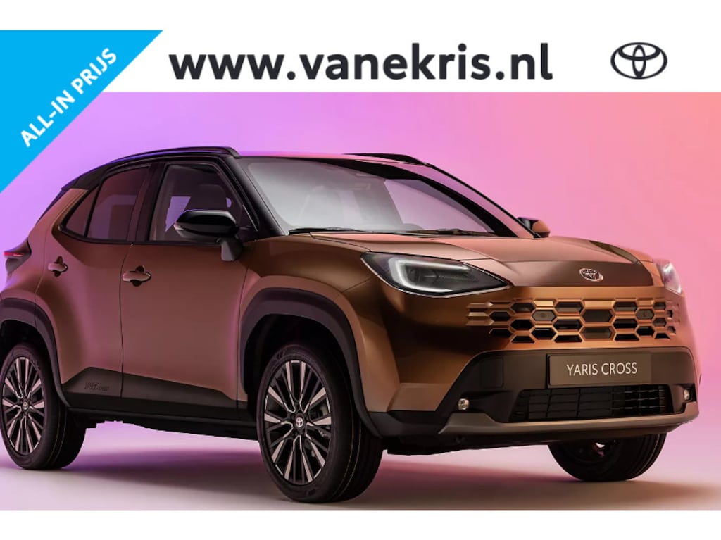 Toyota Yaris Cross 1.5 Hybrid 130 First Edition, Comfort Pack, Nieuw en snel leverbaar met €2.500,- inruilpremie!!