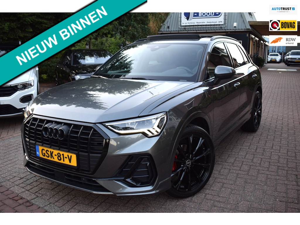 Audi Q3 35 TFSI S-LINE 150PK VIRTUAL/PANODAK/CAMERA/NAVI/CRUISE/AIRCO-ECC/LEDER/MARTIX LED/BLUETOOTH/PDC V+A/CARPLAY/STOEL VERW