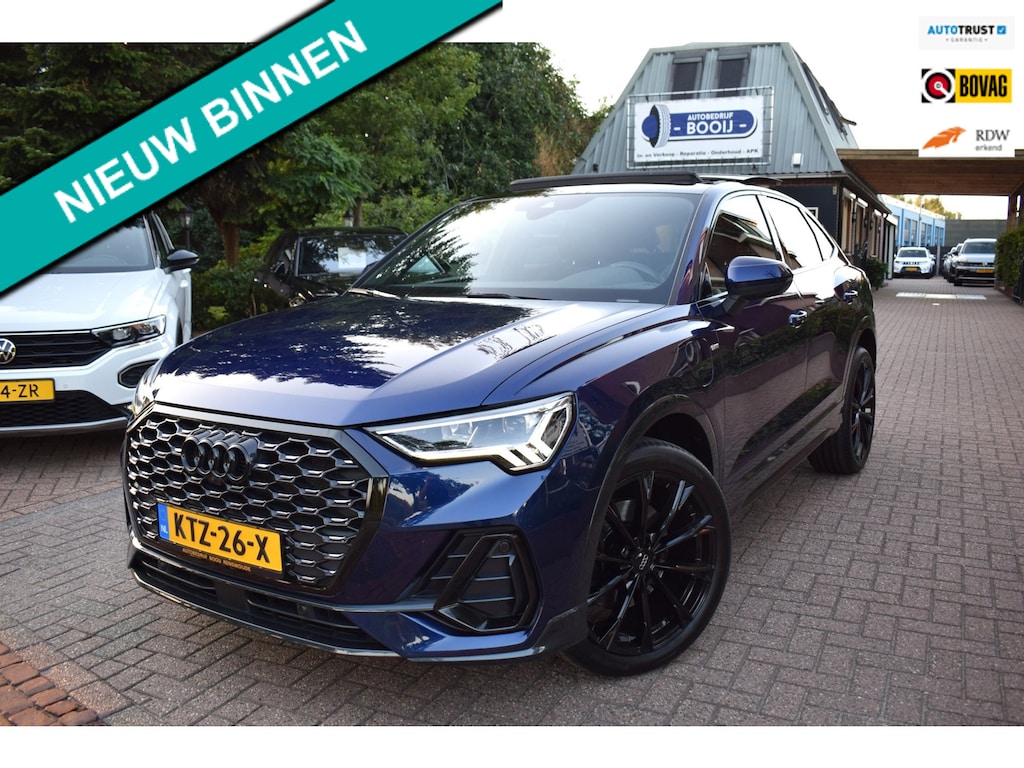 Audi Q3 Sportback 45 TFSI e S Edition AUTOM/PANO DAK/ADAP CRUISE/TREKH/MATRIX LED/NAVI/CAMERA 360gr/PDC V+A/STOEL VERW/USB