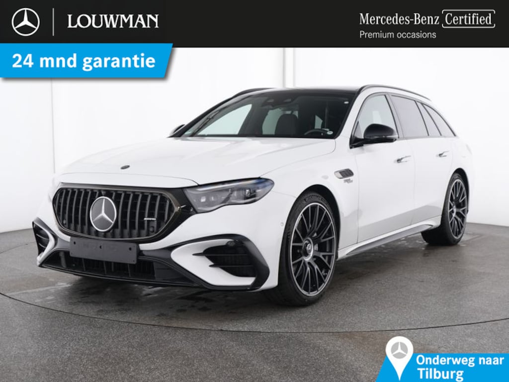 Mercedes-Benz E-klasse Estate Mercedes-AMG 53 4MATIC+ Premium Plus | MBUX Superscreen | Trekhaak | Panorama Schuif-Kanteldak | AMG Night Pakket. Inclusief 24 maanden MB Certified garantie voor Europa.