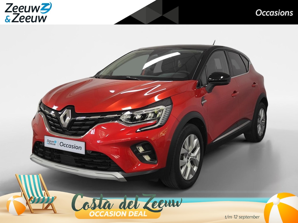 Renault Captur 1.6 E-Tech Hybrid 145 Intens AUTOMAAT NAVI AIRCO CRUISE CONTROLE CAMERA LM VELGEN APPLE CARPLAY ANDROID AUTO ZEER MOOIE AUTO DEALER ONDERHOUDEN