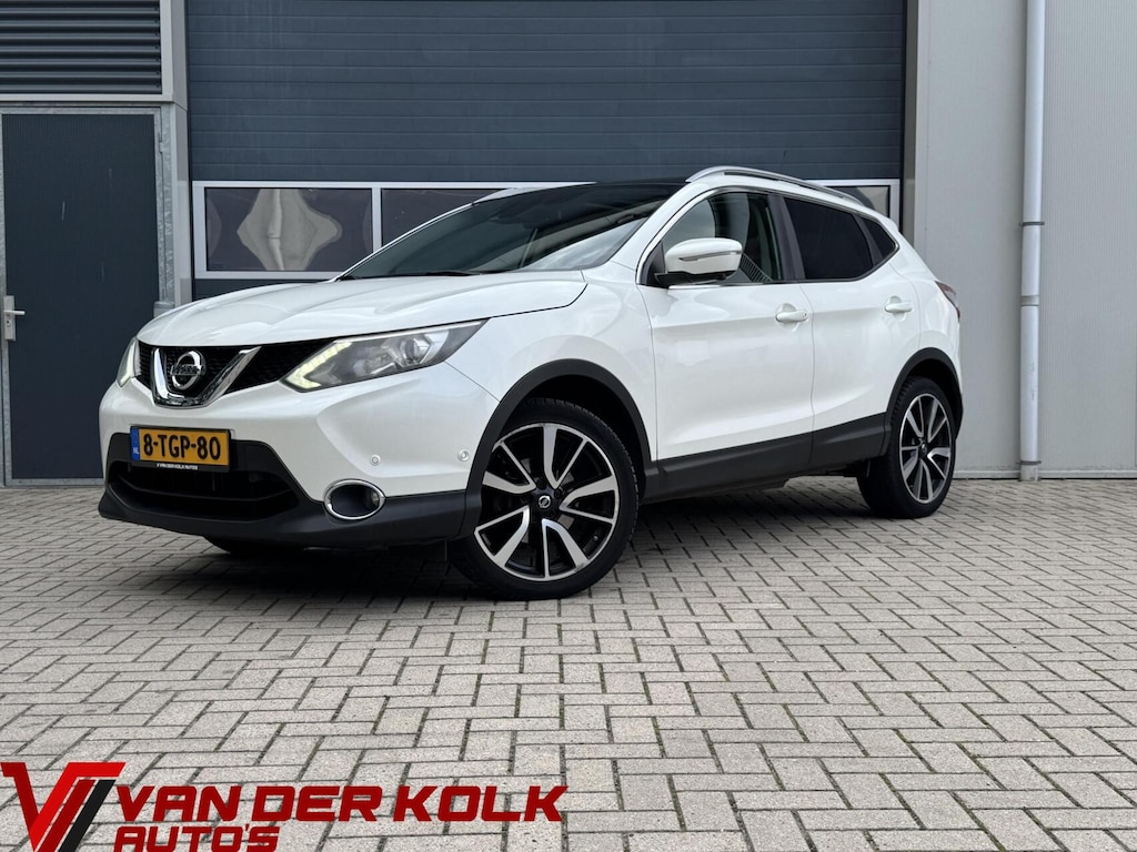 Nissan Qashqai 1.2 Tekna Automaat | Leder | Panorama | 360 camera | Navigatie | Cruise | Climate